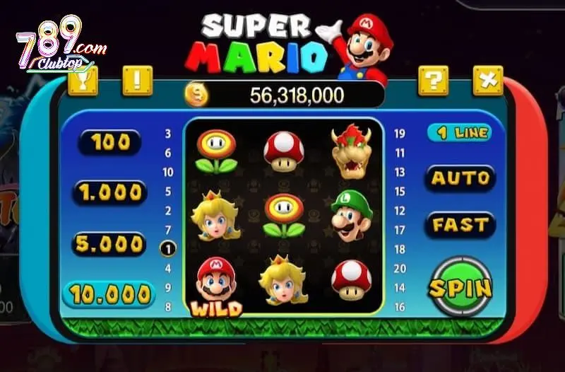 Chơi Slots Super Mario tại 789club