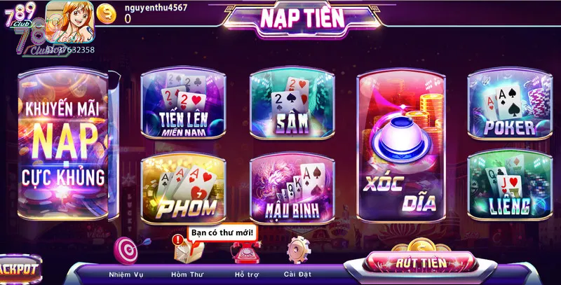 Game bài 789club có sức hút tuyệt vời