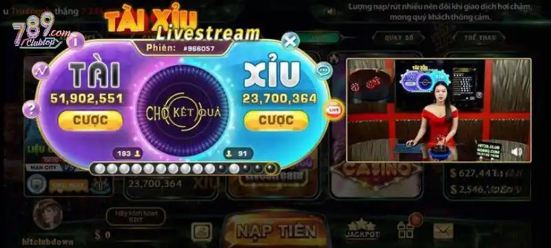 Tài xỉu livestream thu hút bởi lối chơi đơn giản dễ nắm bắt